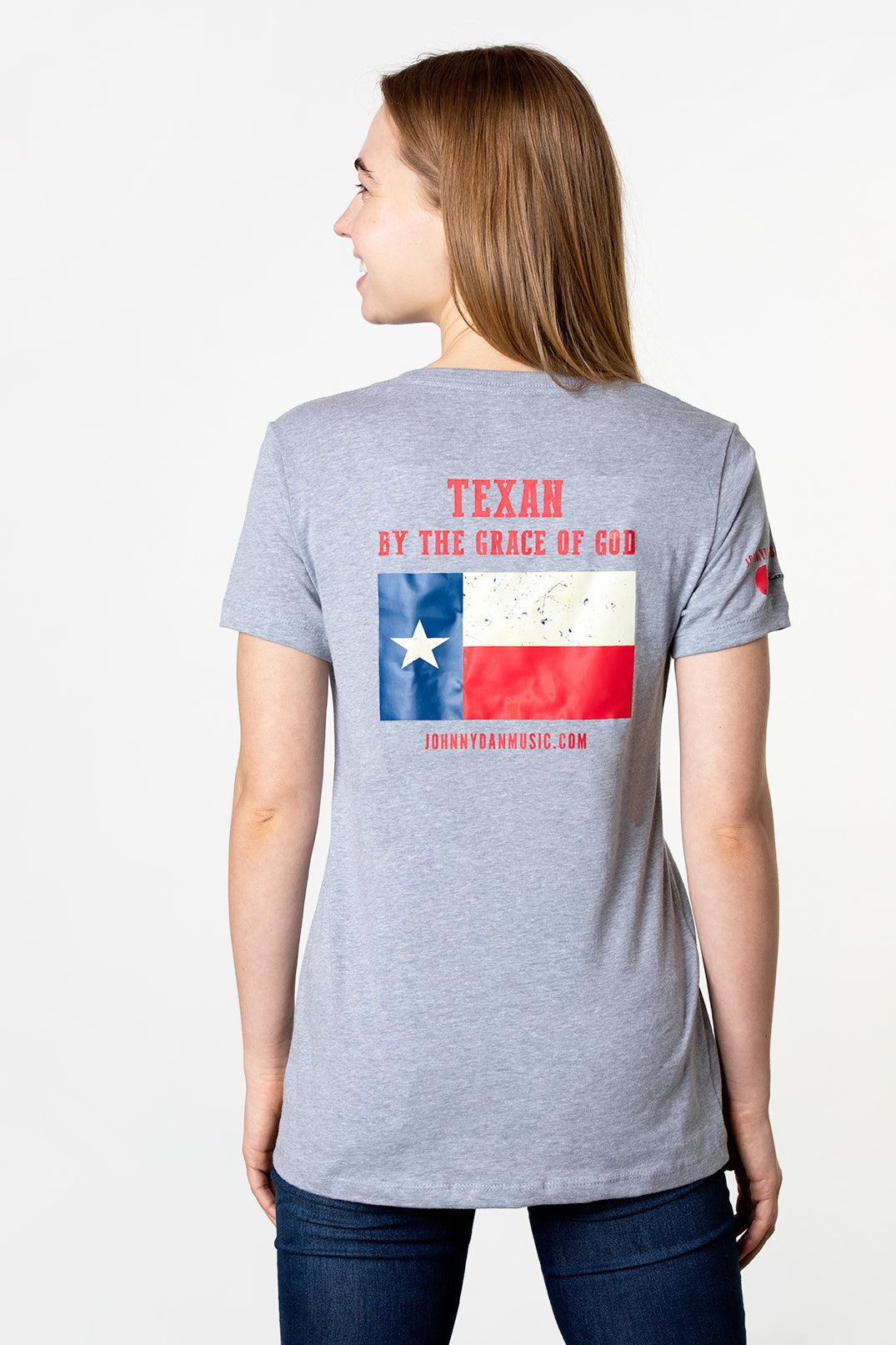 Women's Johnny Dan Texan Grey V Neck