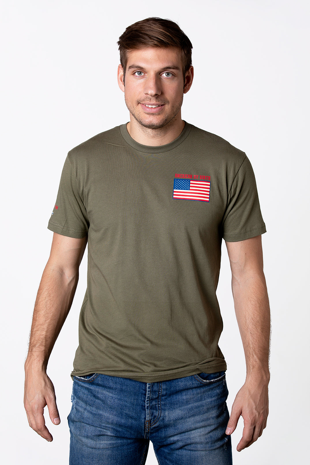 Men's American by Birth Green T