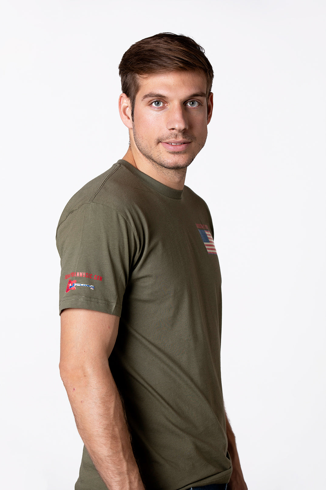 Men's American by Birth Green T