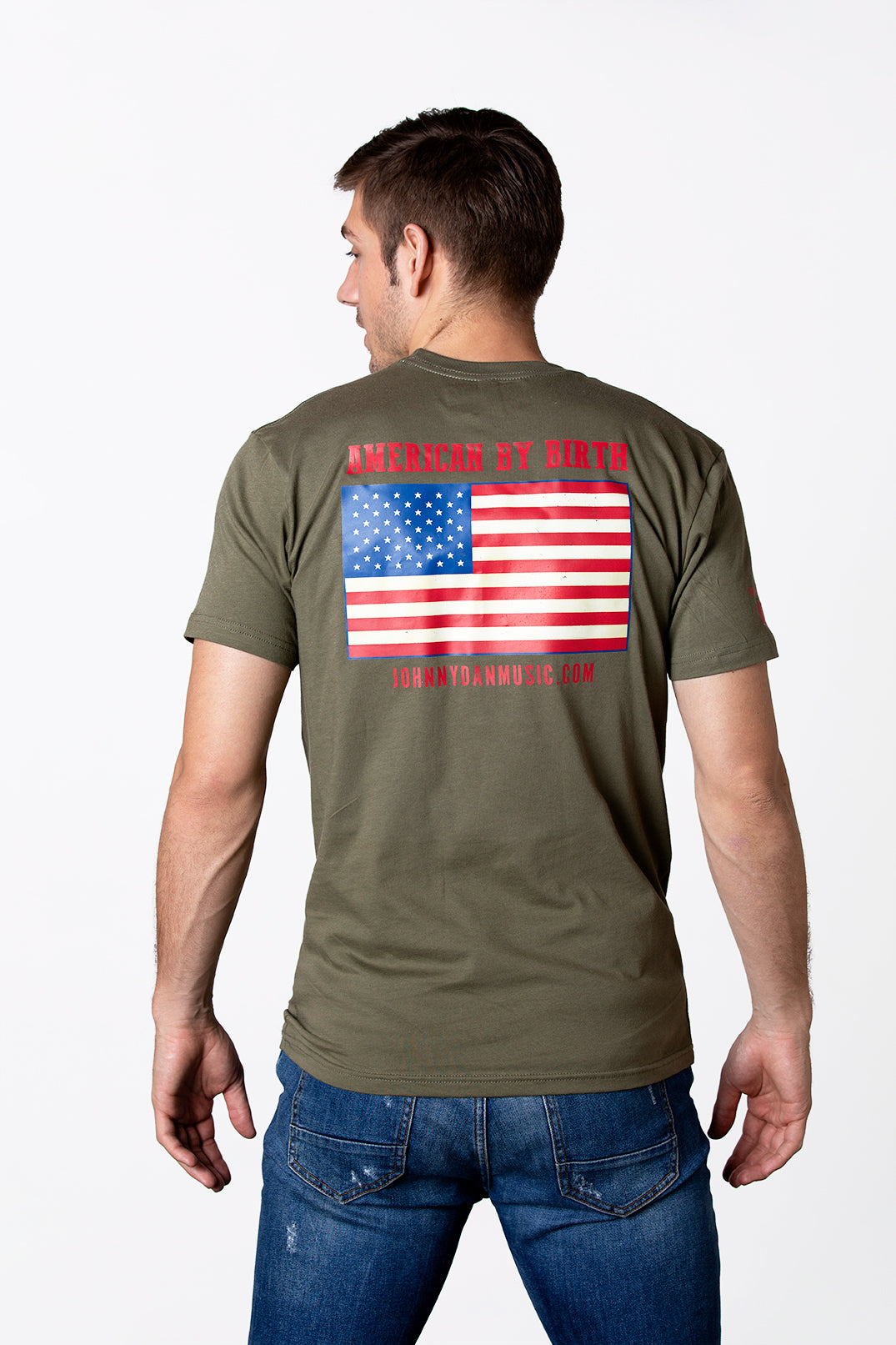 Men's American by Birth Green T