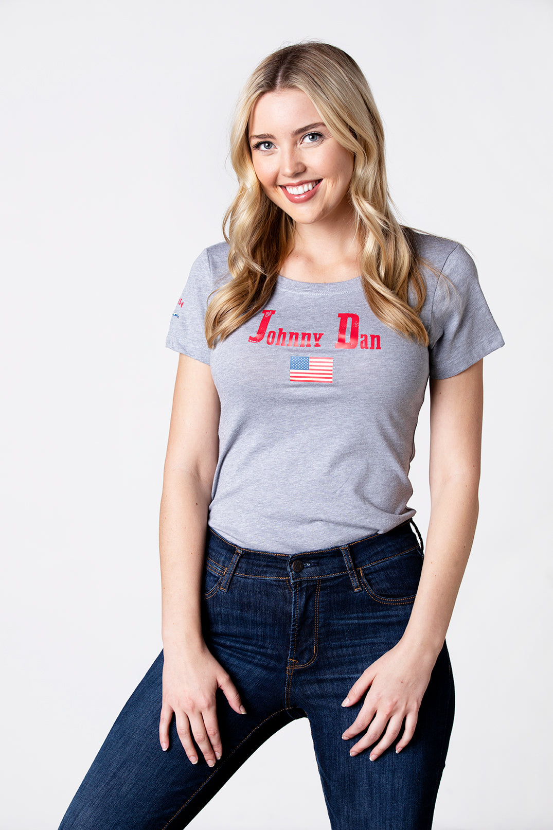 Women's Johnny Dan American Texan Grey T