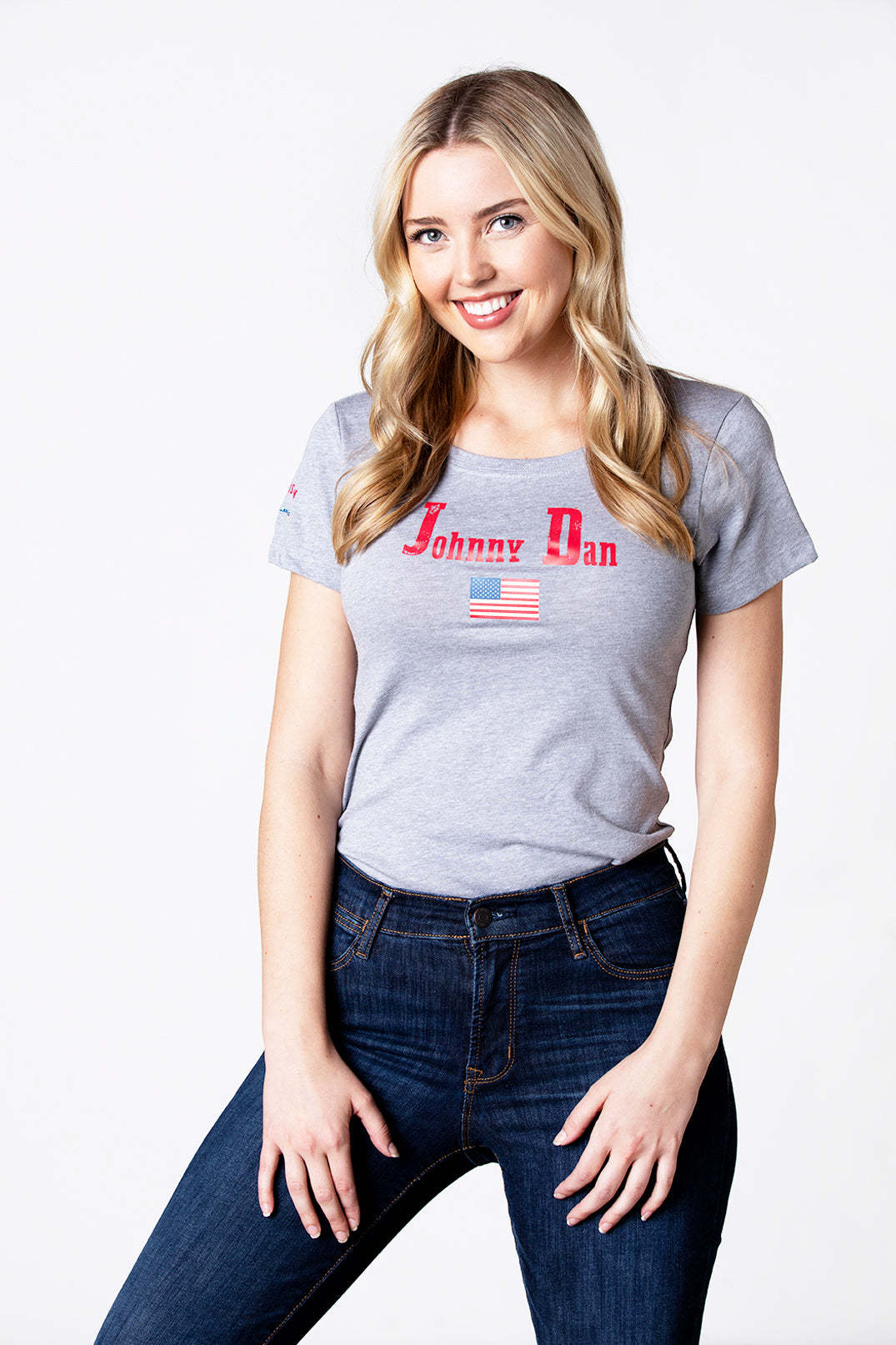 Women's Johnny Dan American Texan Grey T