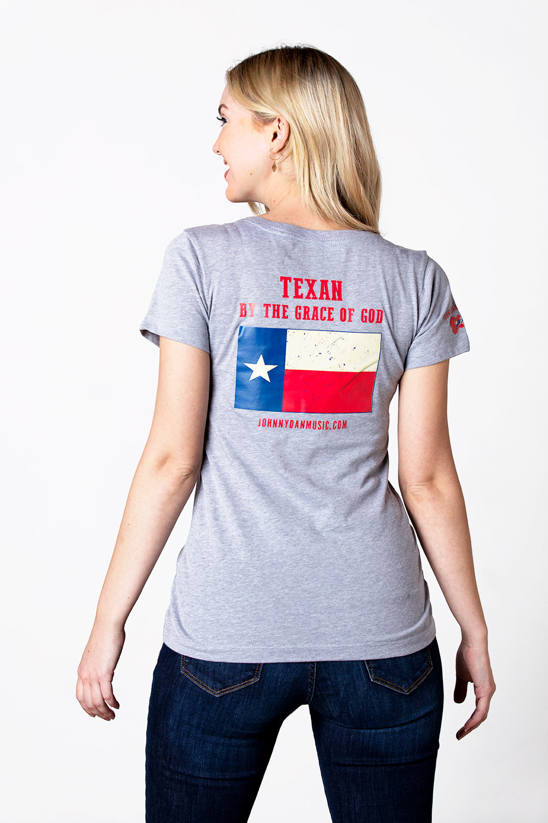 Women's Johnny Dan American Texan Grey T