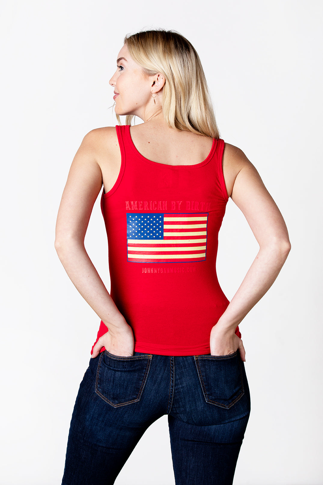 Women's Johnny Dan American by Birth Red Tank