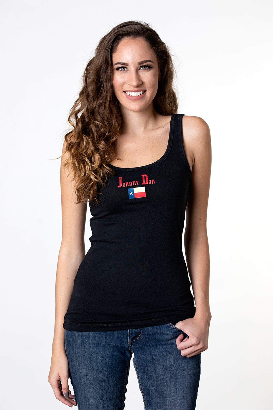 Women's Johnny Dan Texan Black Tank