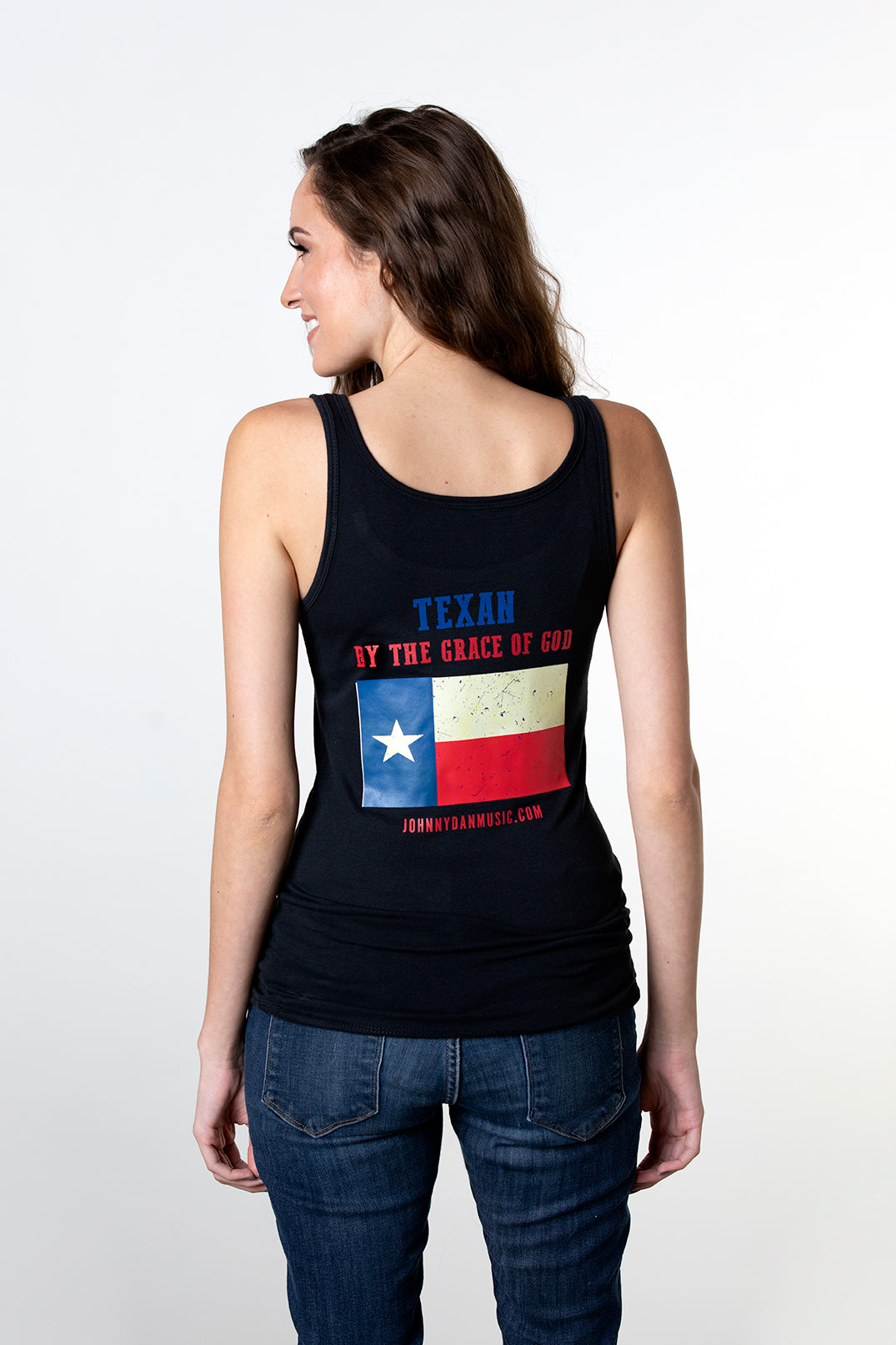 Women's Johnny Dan Texan Black Tank