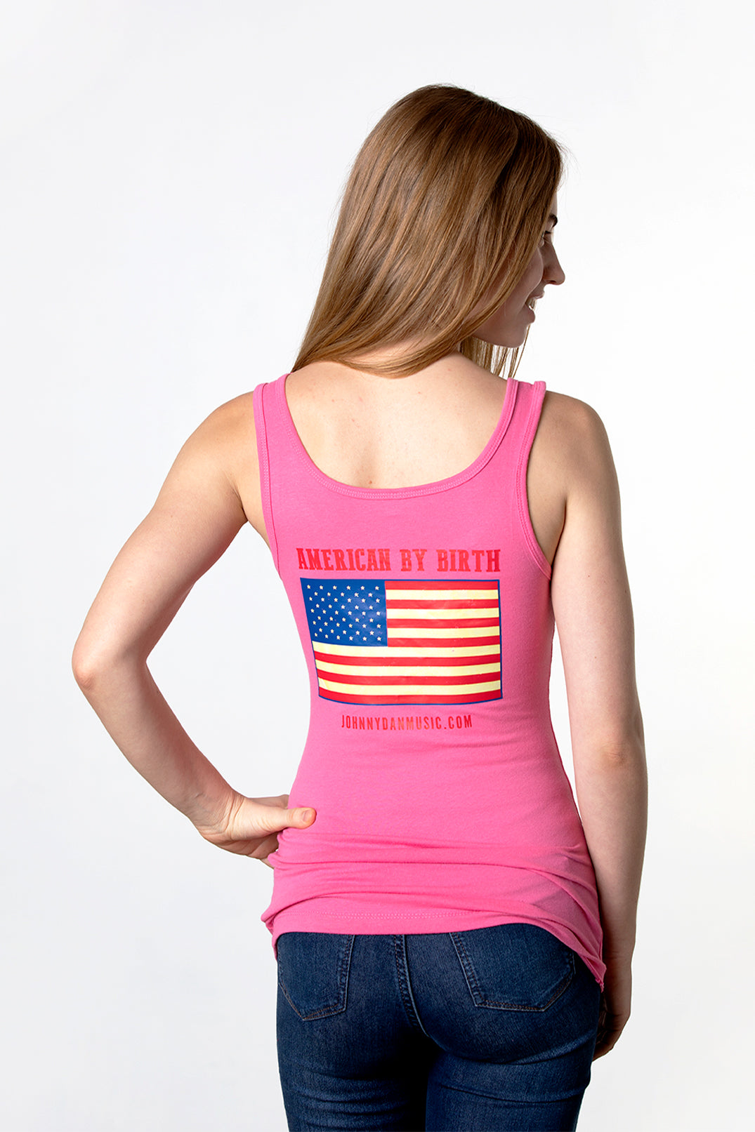 Women's Johnny Dan American by Birth Pink Tank