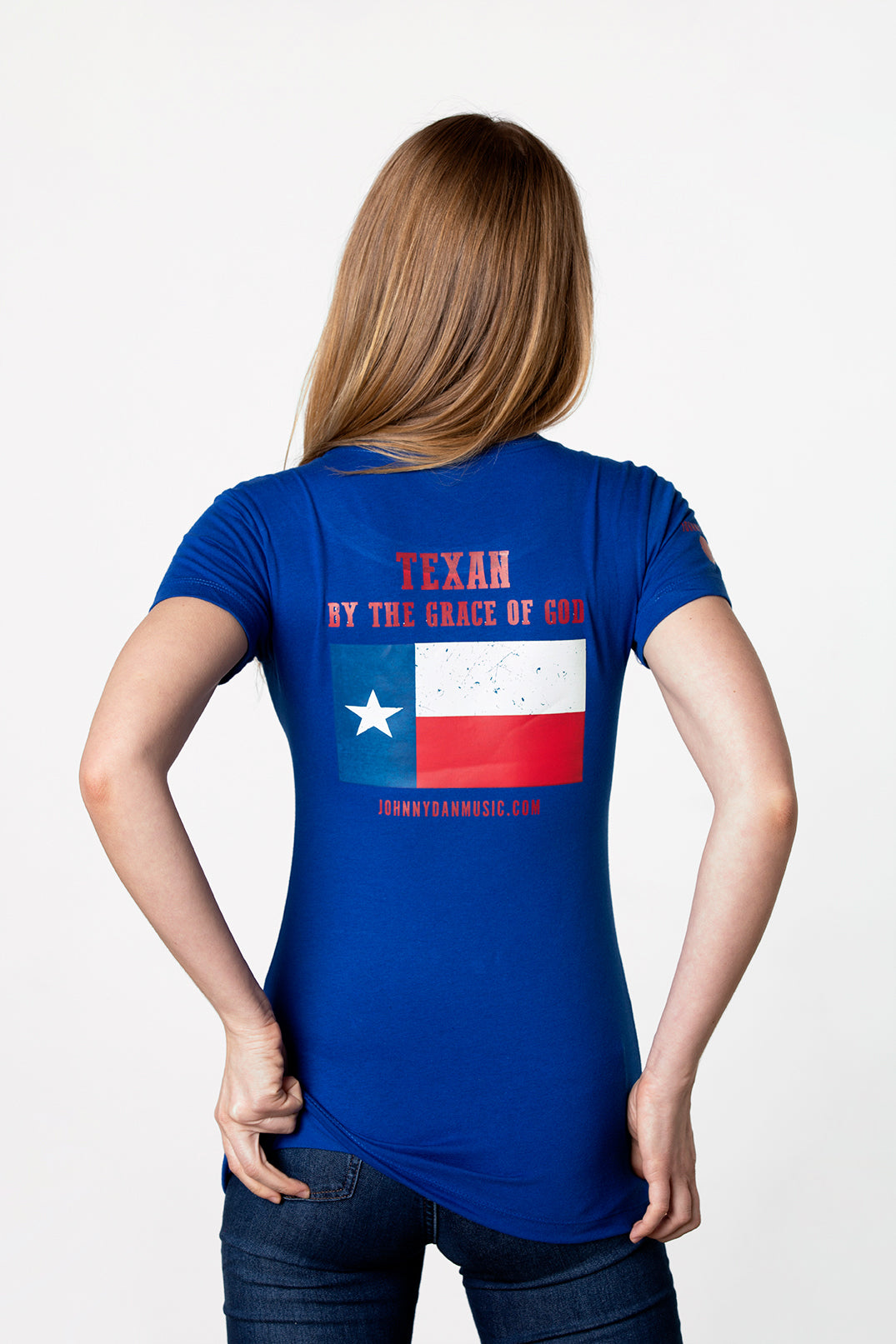 Women's Johnny Dan Texan Blue T