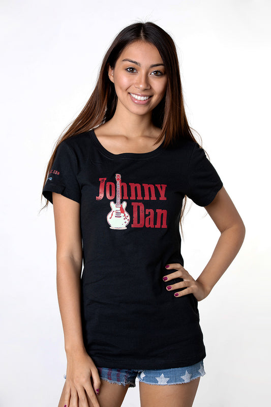 Women's Johnny Dan American by Birth Black T
