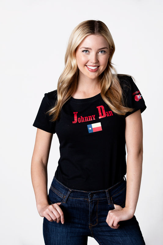 Women's Johnny Dan Texan Black T