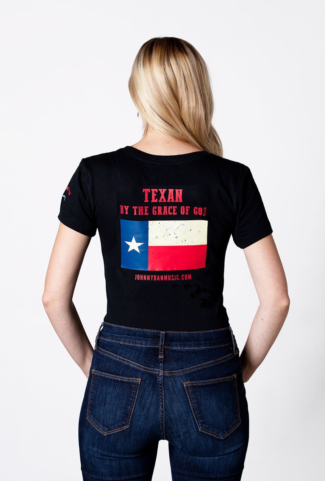 Women's Johnny Dan Texan Black T